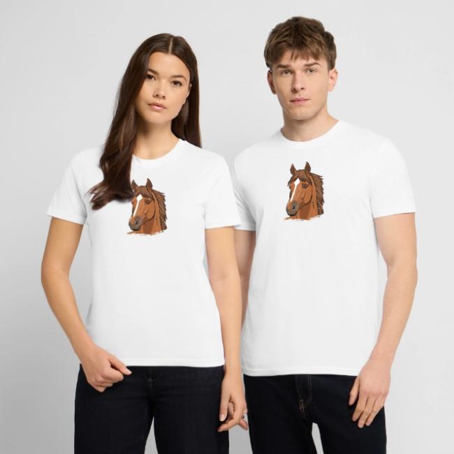 La t�te d'un cheval alezan
