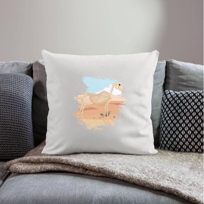 Le squelette d'un cheval et un d�sert