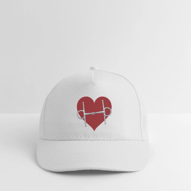 Un mors d'�quitation et un coeur rouge