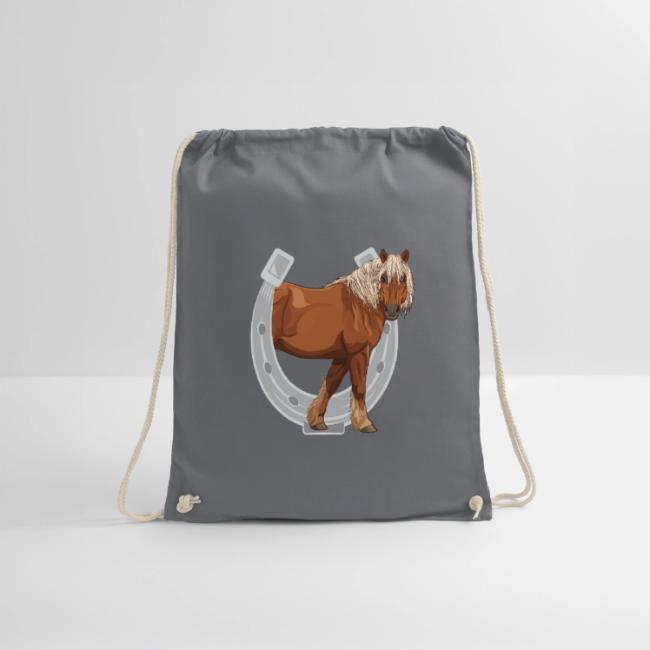 Le Trait Comtois et un fer � cheval